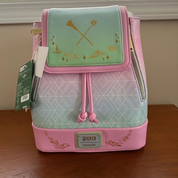 Loungefly Handbags - ✨💜💖Loungefly Wicked Iridescent Ombre Mini Backpack💖💜✨